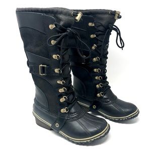 Sorel Conquest Carly winter tall duck boots - size 6